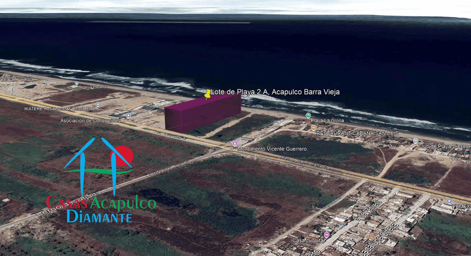 Terreno Barra Vieja Lote de playa 2A - Vista aérea 1